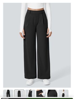 HALARA flex day stretch high-waisted straight leg work pants